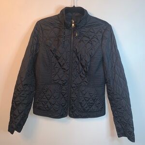 Banana Republic Black Quilted Jacket M